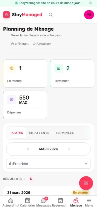 Menage automatique